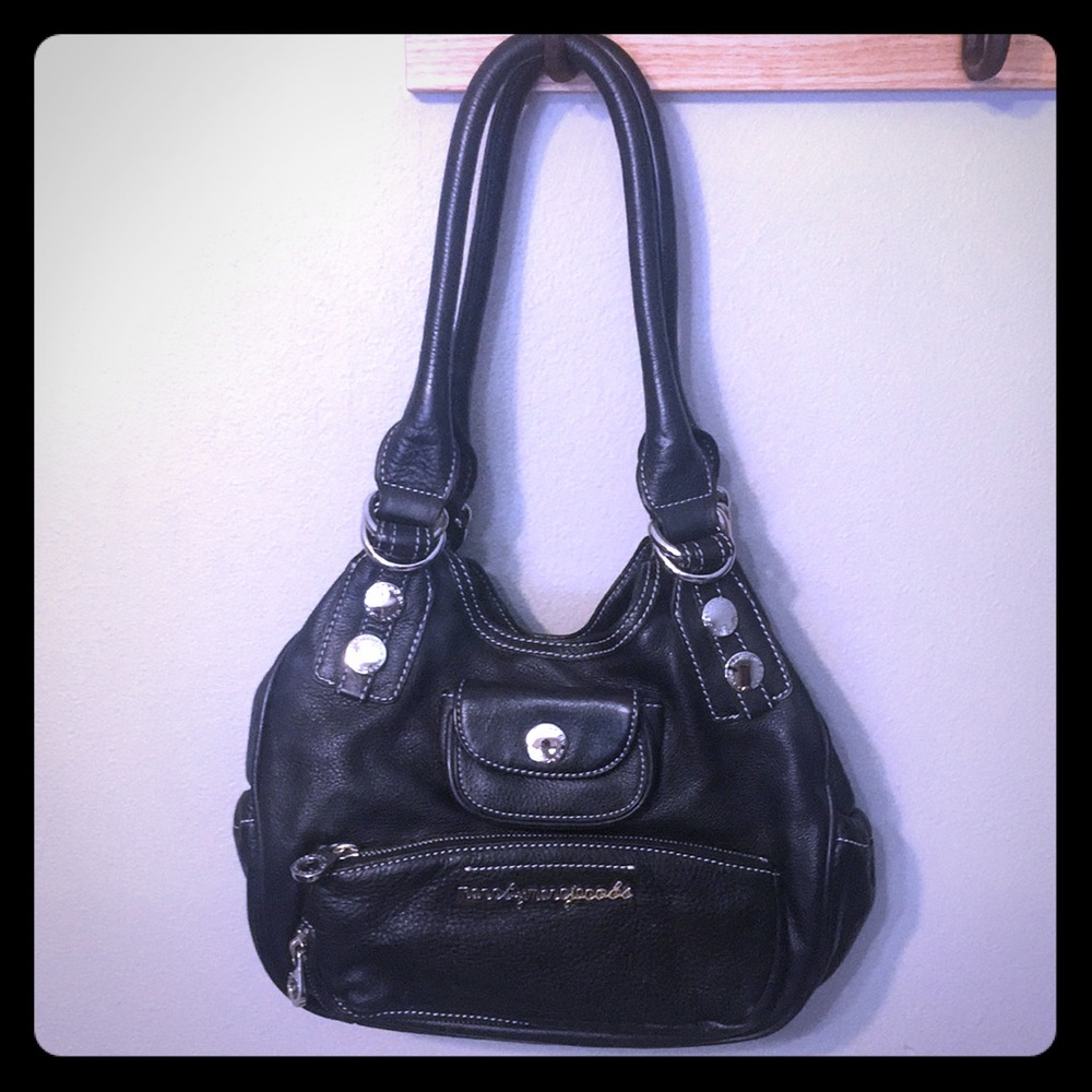 black leather Marc by Marc Jacobs bag